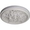 Ekena Millwork Katheryn Ceiling Medallion (Fits Canopies up to 2 1/8"), 14 1/2"OD x 2 3/4"P, Ultra Pure White CM14KTUWF - alternate 4